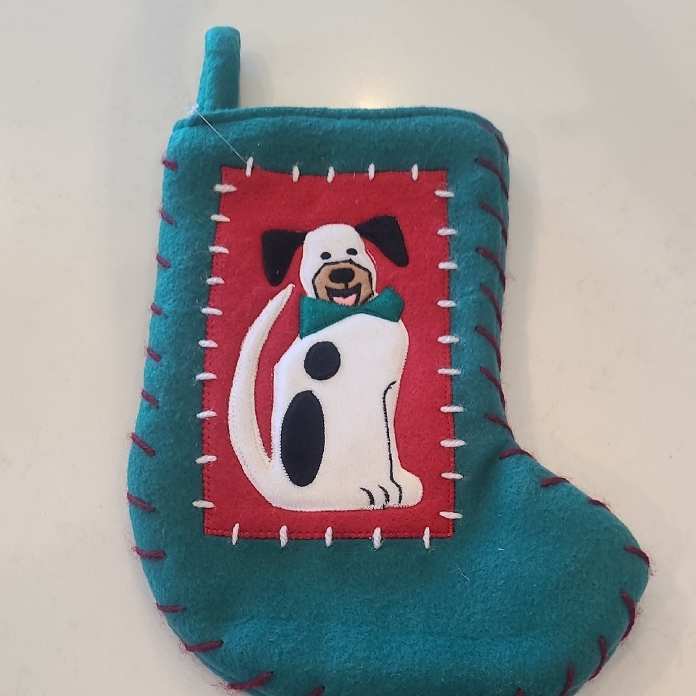 NWOT  Dog Christmas Stocking